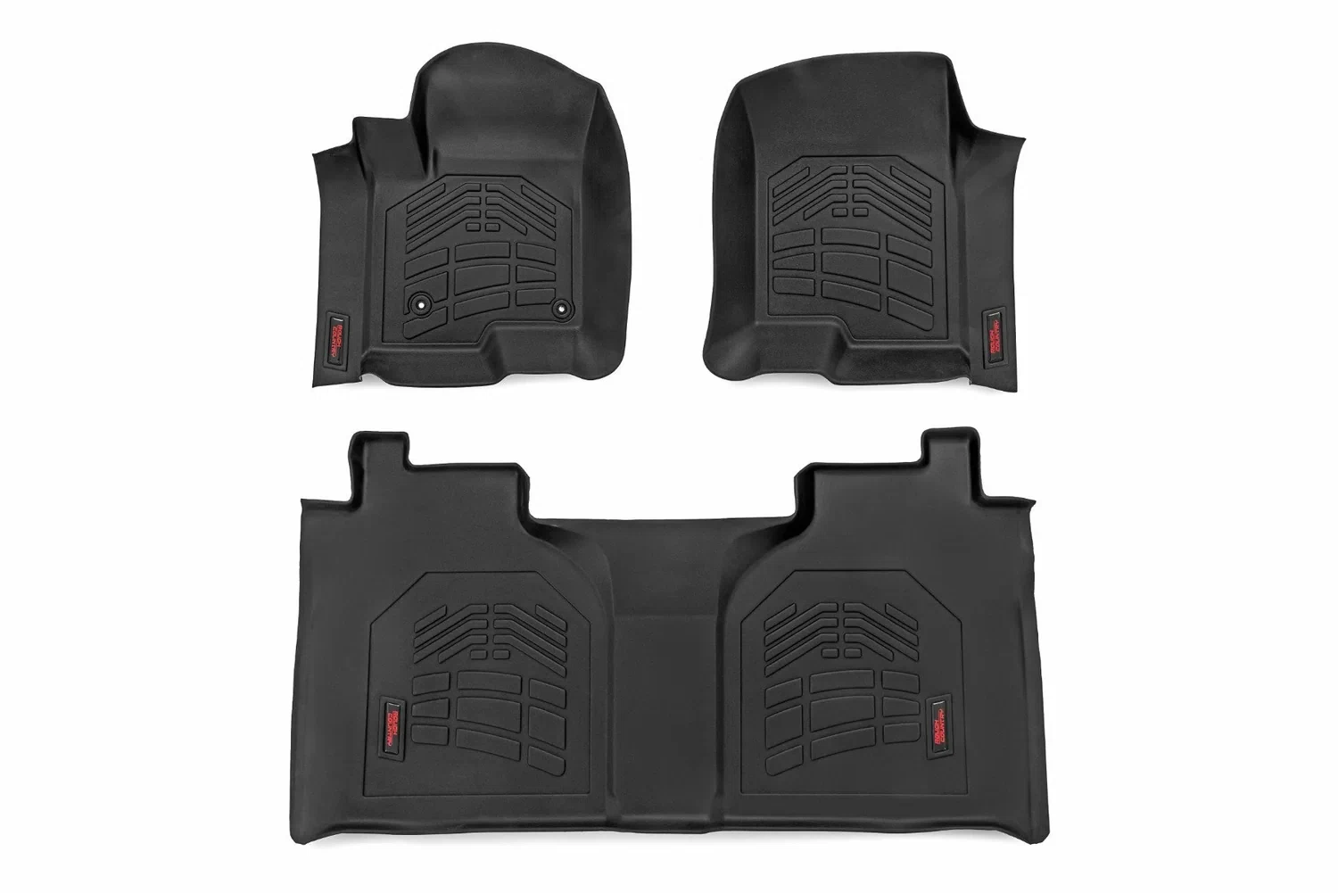Fits Chevy 1500_2500HD(19-24) Sure-Fit Floor Mats FR & RR FR Bucket Crew SM21612